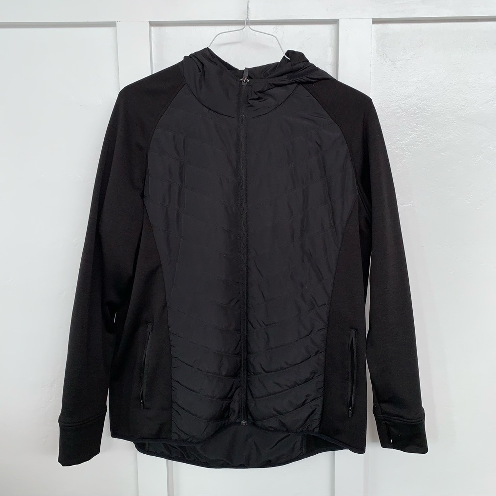 Zella Charcoal Hooded Jacket